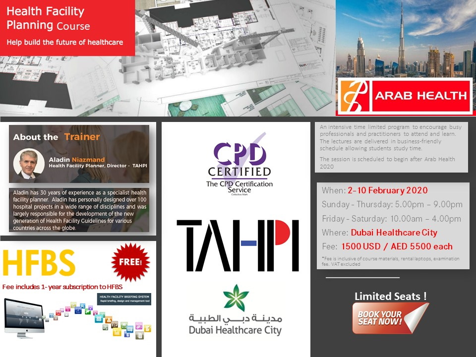 TAHPI - Health Facility Planning Course - 2 February - 10 February 2020